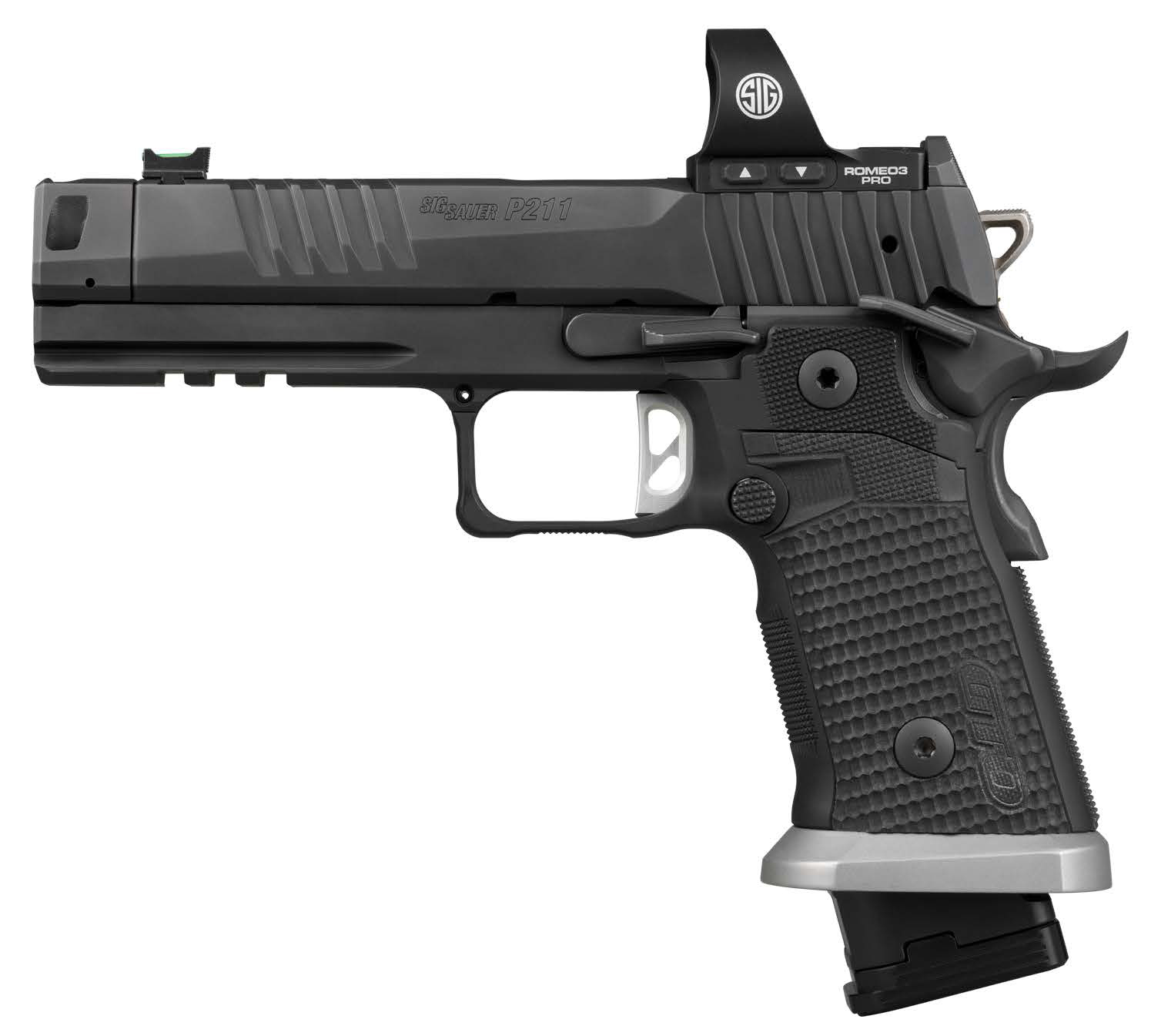 SIG P211 9MM 4.4 BLK COMP 21/23RD ROMEO3 PRO