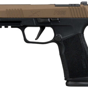 SIG P365 XMACRO 9MM 3.7 BRONZE/BLK OR 17RD