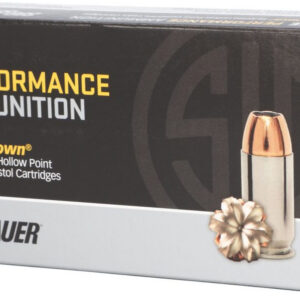 SIG AMMO 40SW 180GR ELITE V-CROWN JHP 50/10