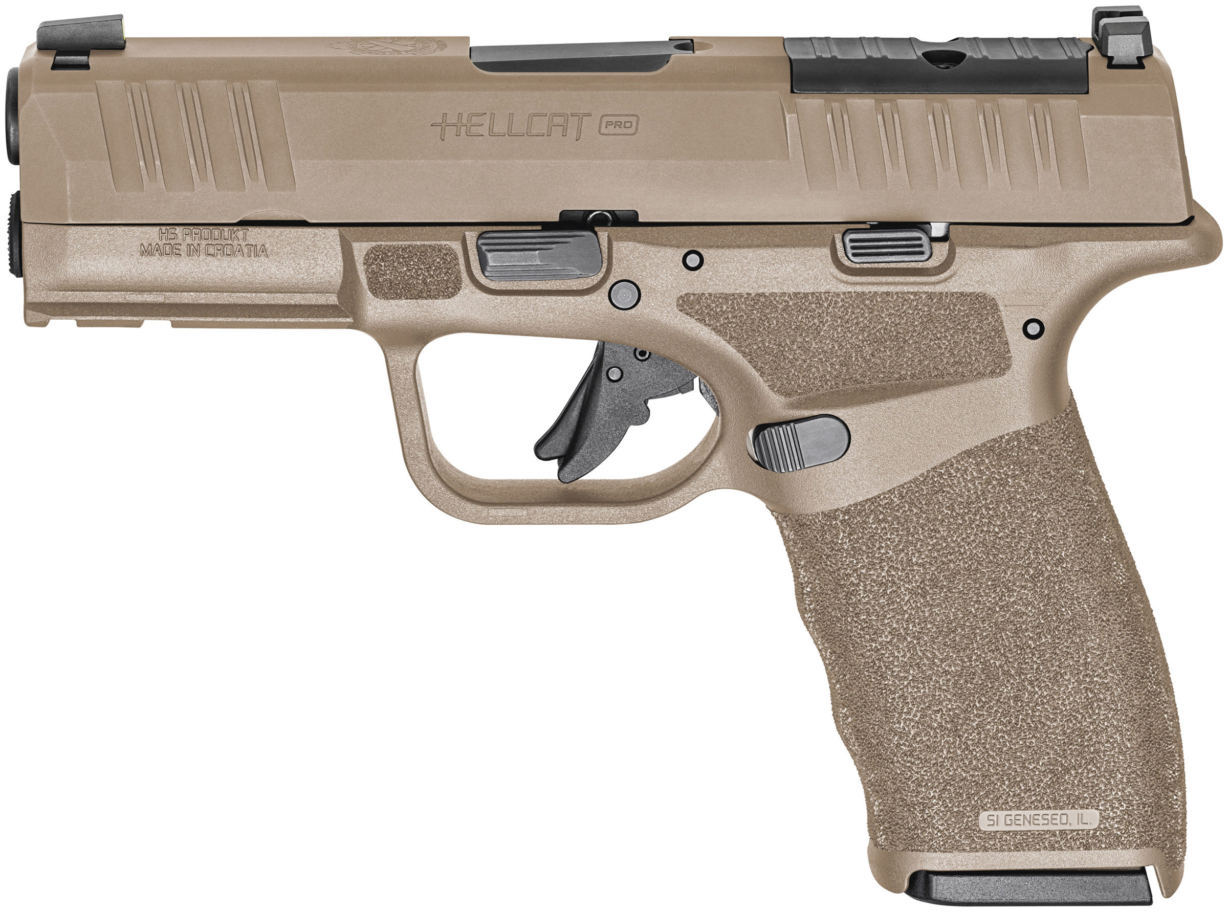 SPR HELLCAT PRO 9MM 3.7 15RD DESERT FDE