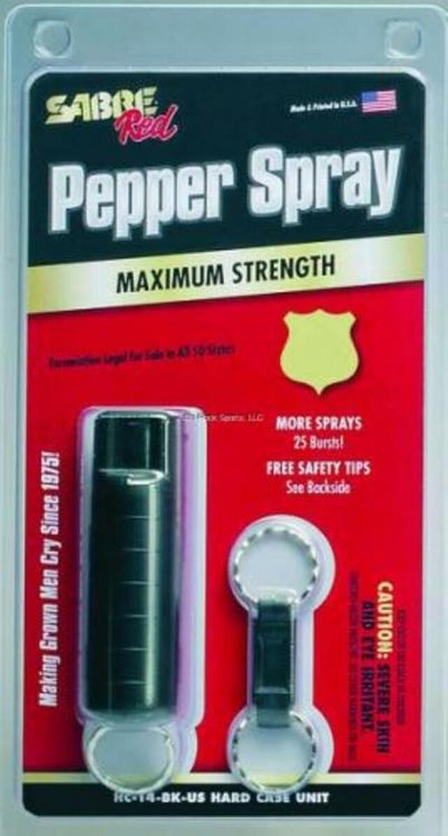 SAB PEPPER SPRAY BLACK NY