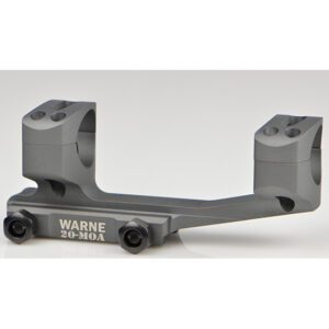 WAR MOUNT 20MOA 1 MSR GRY EXT SKELETONIZED