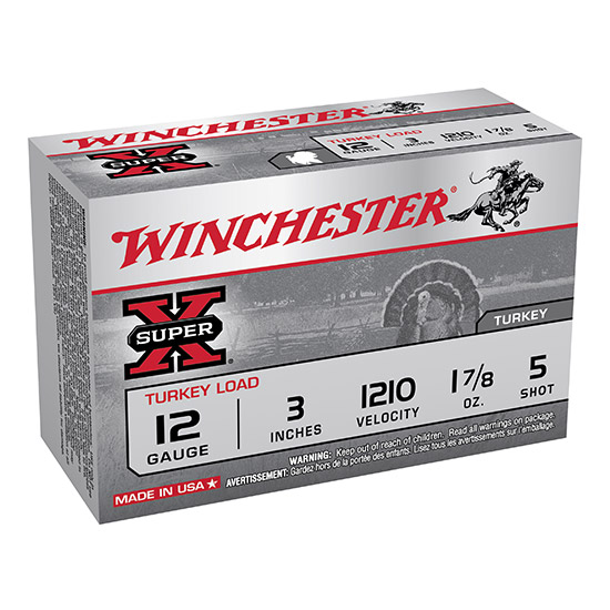 WIN SUPER-X TKY 12GA 3 1-7/8OZ #5 10/10