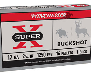 WIN SUPERX 12GA 2.75 #1BK 16PL 5/250