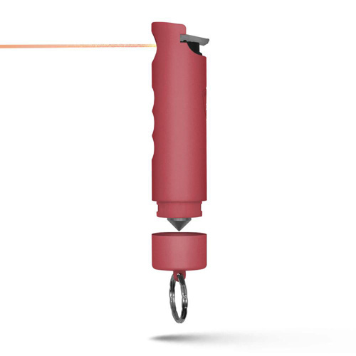 PEPPER SPRAY WITH CAR GLASS BREAKER - HARM & HAMMER, PINK