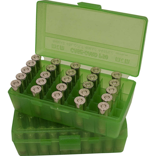 MTM PISTOL AMMO BOX - GREEN