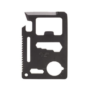11-IN-1 SURVIVAL TOOL - BLACK