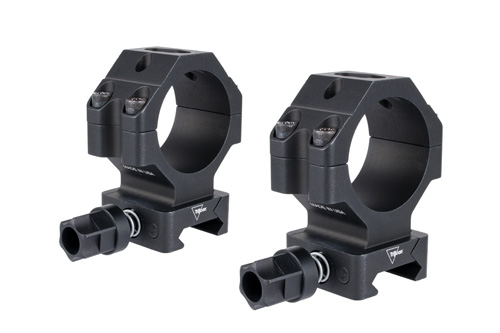 SCOPE RINGS W/ Q-LOC - BLACK, TALL, FITS 30MM TUBES, 1.3"H