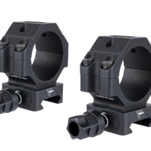 SCOPE RINGS W/ Q-LOC - BLACK, MEDIUM, FITS 34MM TUBES, 1.1"H