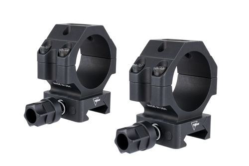 SCOPE RINGS W/ Q-LOC - BLACK, MEDIUM, FITS 34MM TUBES, 1.1"H