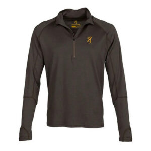 MERINO 1/4 ZIP SHIRT - MAJOR BROWN, XL