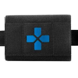 THE MICRO TRAUMA KIT NOW! COMPLETE KITS - BELT MOUNT, ESSENTIAL SUPPLIES, BLACK