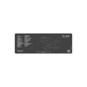 RUGER 10/22 RIFLE MAT - CHARCOAL GRAY/CERUS BLUE, 12" X 36"