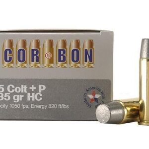 COR-BON Handgun Ammunition .45 Colt 335 gr HC 1050 fps 20/ct