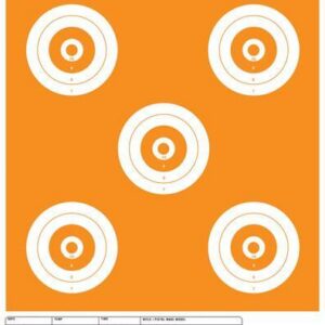 Champion Shotkeeper Targets White & Orange 5 Bull Large 12/Pack