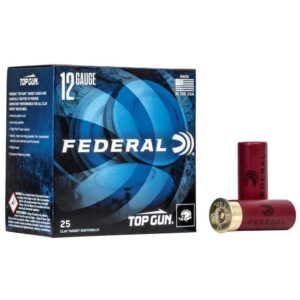 Federal Top Gun Shotshells 12 ga 2-3/4" 1-1/8oz 1200 fps #8 250/ct  (10-25/ct)