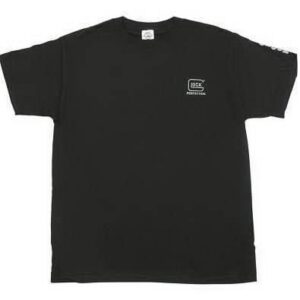 Glock Factory T-Shirt Black with Silver Logo - Xtra Large