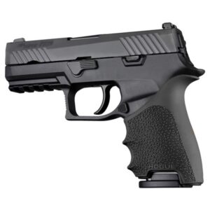 Hogue HandAll Beavertail Handgun Grip Sleeve for Sig Sauer P320 Compact Black