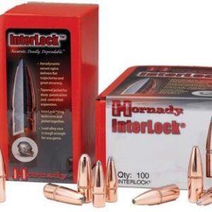 Hornady InterLock Bullets 6.5mm .264" 140 gr SP 100/ct