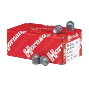 Hornady 50 cal 240 gr PA Conical Muzzleloader Bullets 50/ct Box