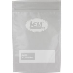 LEM Products MaxVac Zipper Top Vacuum Bags Gallon Size 11"x16" 20/ct