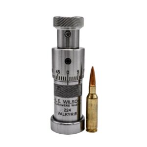 L.E. Wilson Stainless Steel Bullet Seater Die with Micrometer Adjustment 300 Norma Mag