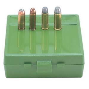 MTM P-64 Series Handgun Ammo Box for 50 AE 480 Ruger Green