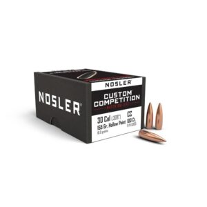 Nosler Custom Competition Rifle Bullets .30 cal .308" 155 gr HPBT 100/ct