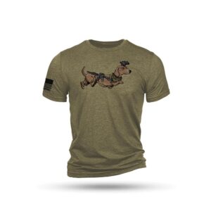 Nine Line Tactical Wiener Short Sleeve Shirt Olive Triblend 3XL