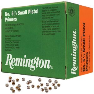 Remington Centerfire Primers 5-1/2 Small Pistol 1000/ct