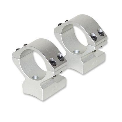 Talley Lightweight Alloy Mount Combo - Silver 1" Medium Kimber 8400