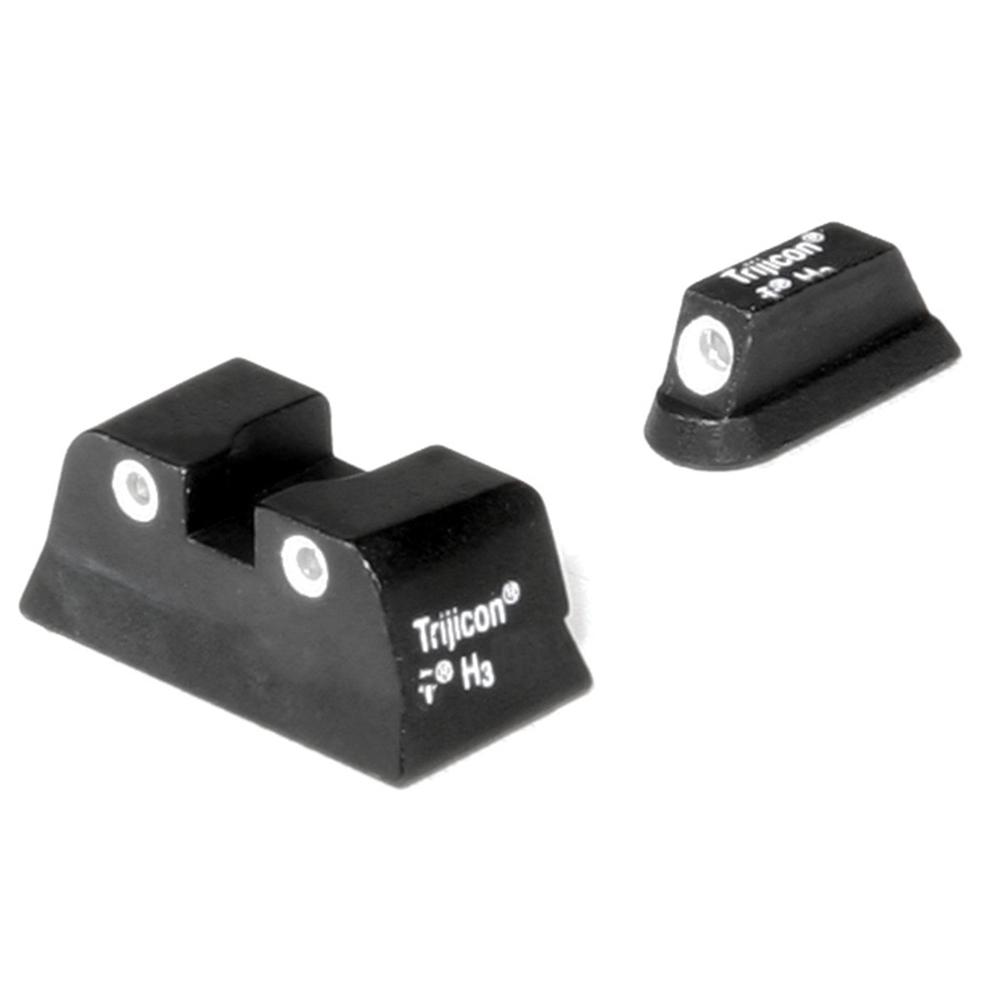 Trijicon Bright & Tough Night Sight Set White with Green Front and Rear
