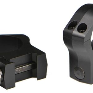 Warne 2-Piece Picatinny Style Mountain Tech Scope Rings 1" Medium - Matte