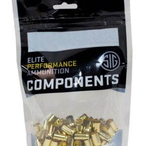 Sig Sauer Unprimed Brass Handgun Cartridge Cases .380 Auto 100/ct