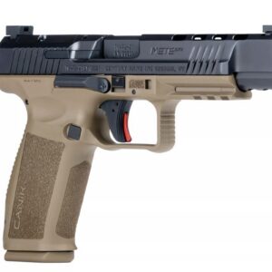 Canik METE SFX Handgun 9mm Luger 20/rd Magazines (2) 5.2" Barrel FDE Grip and Black Slide