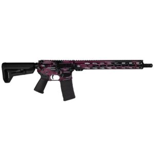 Shark Coast Tactical "Anime- Black Cherry" Rifle 5.56mm 10rd Magazine 16" Barrel 15" M-LOK Handguard California Compliant
