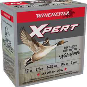 WINCHESTER SUPER X XPERT H.V. STEEL 12GA 2-3/" 1-1/8OZ #3 25RDS BX 250RD CASE