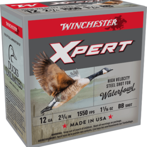 WINCHESTER SUPER X XPERT 12 GA 2-3/4" BB HV STEEL 1-1/16 OZ 25 RD/BX 10 BX/CS