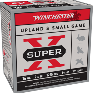 WINCHESTER SUPER X UPLAND 16 GA 2-3/4" #7.5 HB 1-1/8 OZ 25 RD/BX 10 BX/CS