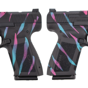 CANIK METE SF ONE SERIES 9MM MIAMI TIGER STRIPE PSTL 4.19 BRL 1-15RD MAG